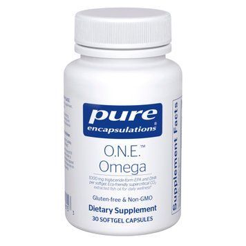 Омега-3, 1000 мг, O.N.E. Omega, Pure Encapsulations, 30 гелевих капсул