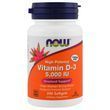 Витамин D3 5000IU, Now Foods, 240 желатиновых капсул