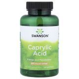 Каприлова кислота, 600 мг, Caprylic Acid, Swanson, 60 гелевих капсул