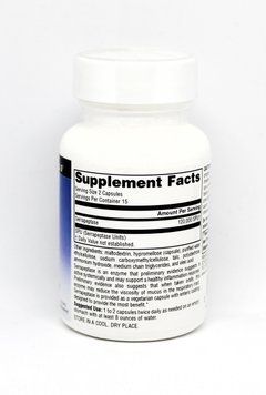Серрапептаза, Source Naturals, 30 гелевих капсул