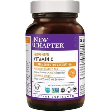 Ферментований Вітамін С, New Chapter Fermented Vitamin C, 60 таблеток