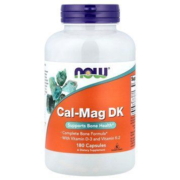 Кальцій і магній, Cal-Mag DK, Now Foods, 180 капсул