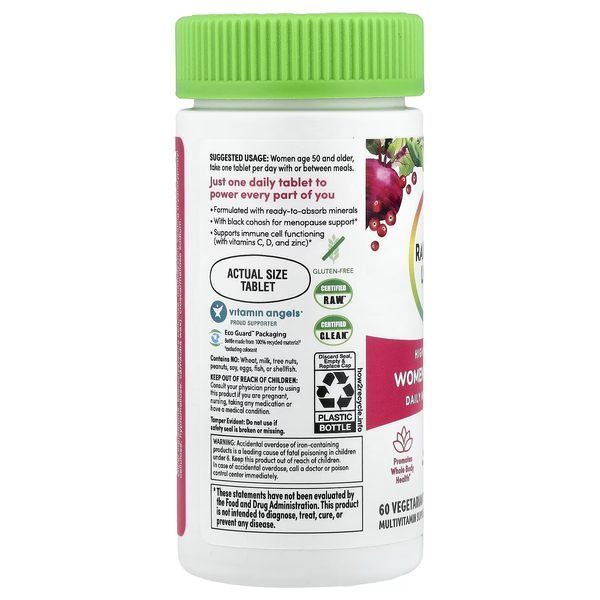 Мультивитамины для женщин 50+, Women's One 50+, High Potency, Rainbow Light, 60 таблеток