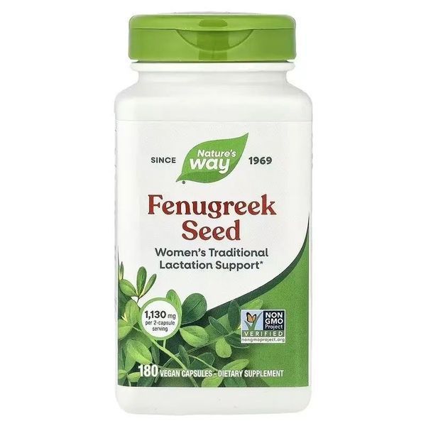 Пажитник, Fenugreek Seed, Nature's Way, 610 мг, 180 капсул