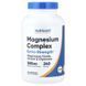 Комплекс магния, 500 мг, Magnesium Complex, Nutricost, 240 капсул